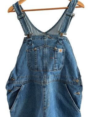 Women’s Carhartt Vintage bib overalls 12/14 short. Great cond. Preloved